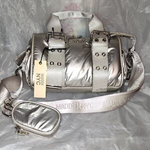 Steve Madden Silver Crossbody Bag